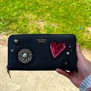 Kate spade wallet with unique details!